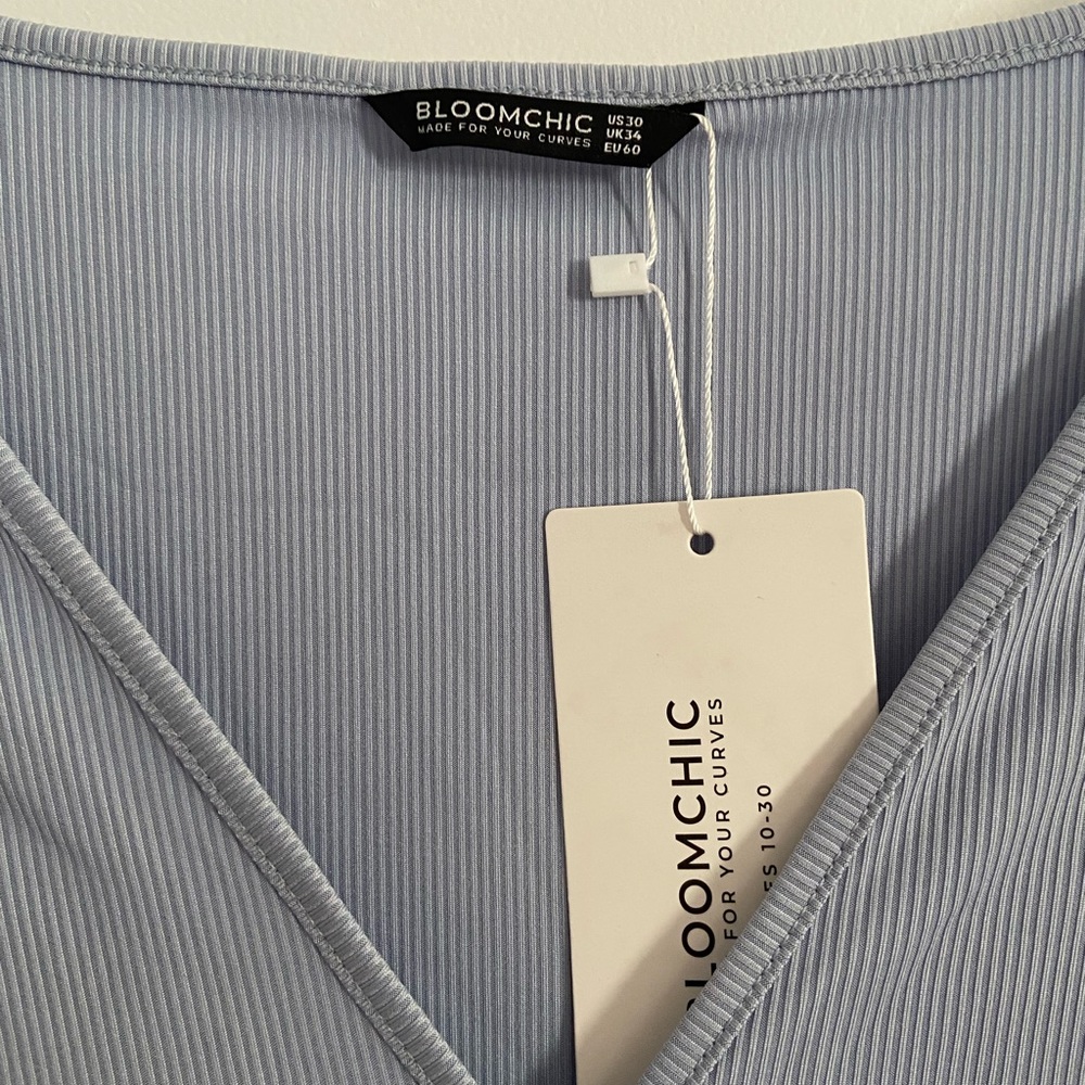 Light blue blouse